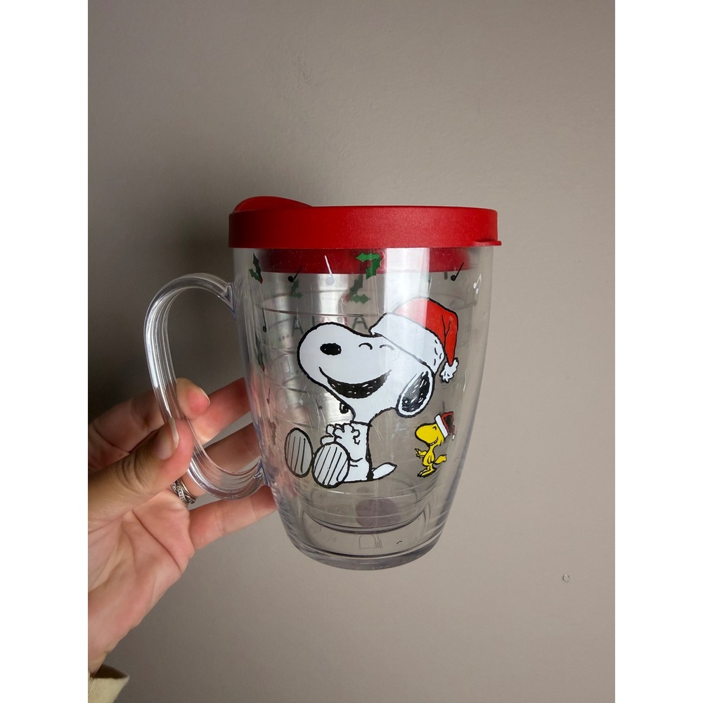 Tervis Peanuts Snoopy Woodstock Christmas Insulated Travel Mug with Lid
